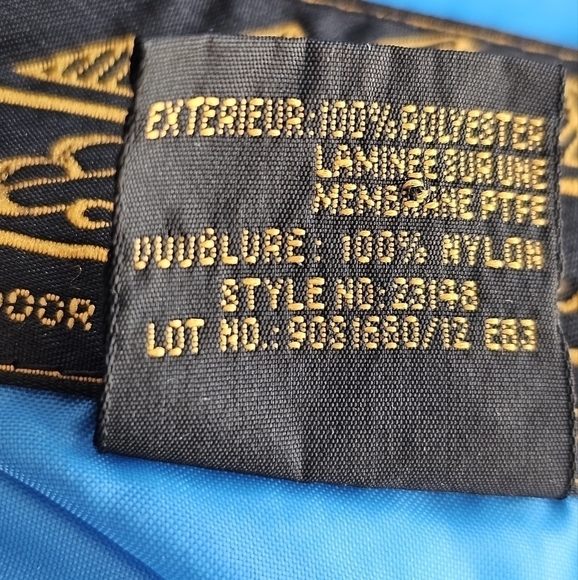 Vintage Eddie Bauer Gore-Tex Bright Blue Windbreaker Pullover Jacket Size Large - Picture 3 of 11